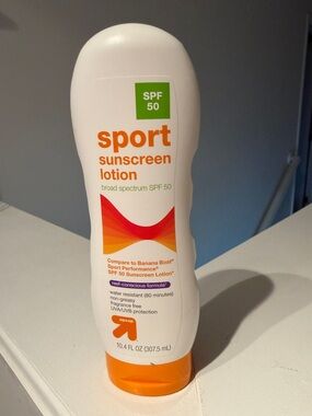 up & up SPF 50 Sunscreen Lotion — White/Orange